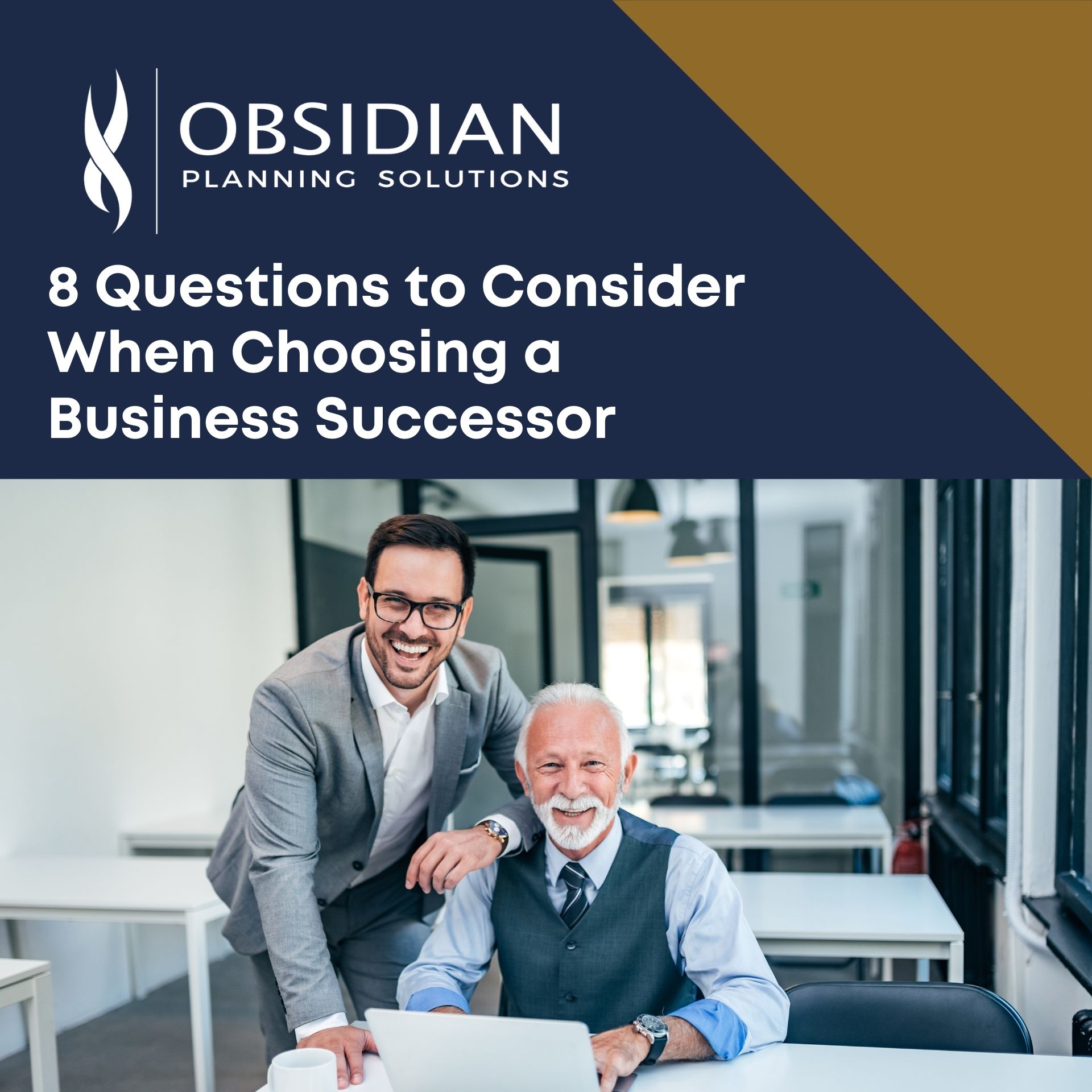 8 Questions To Consider When Choosing a Business Successor 